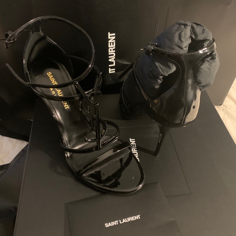 Saint Laurent Cassandra YSL heel 36